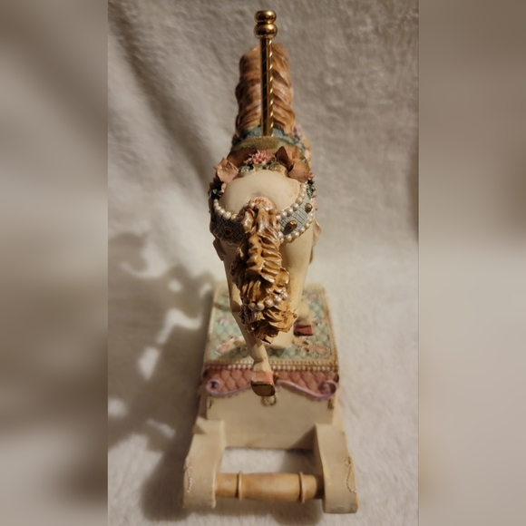 Vintage Musical Carousel Rocking Horse - Picture 3 of 6